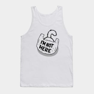 Cat Hiding - I’m Not Here Tank Top